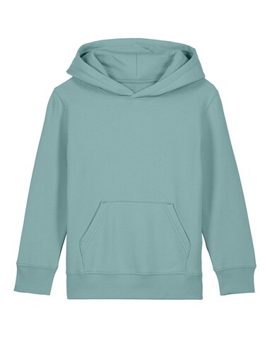 Mini Cruiser 2.0 - Der Iconic Kinder-Hoodie - Teal Monstera - 5-6/110-116cm bedrucken, Art.-Nr. STSK180C06005