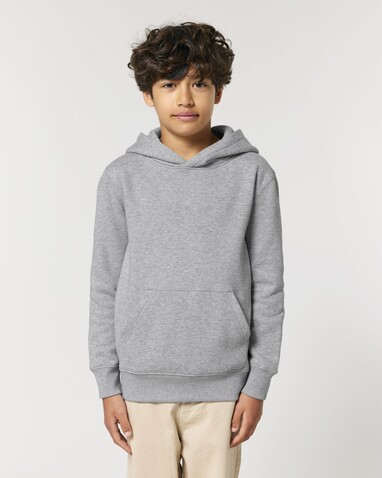 Mini Cruiser 2.0 - Der Iconic Kinder-Hoodie - Heather Grey - 7-8/122-128cm bedrucken, Art.-Nr. STSK180C25007