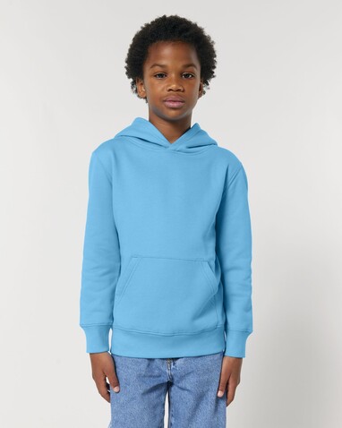 Mini Cruiser 2.0 - Der Iconic Kinder-Hoodie - Aqua Blue - 5-6/110-116cm bedrucken, Art.-Nr. STSK180C14505