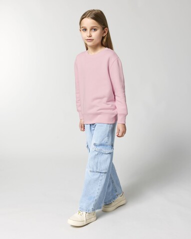 Mini Changer 2.0 - Das Iconic Kinder-Sweatshirt - Cotton Pink - 5-6/110-116cm bedrucken, Art.-Nr. STSK181C00505