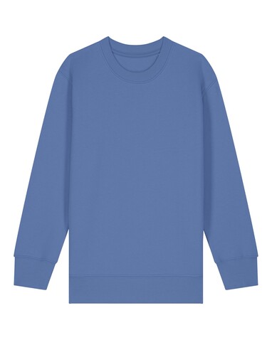 Mini Changer 2.0 - Das Iconic Kinder-Sweatshirt - Bright Blue - 5-6/110-116cm bedrucken, Art.-Nr. STSK181C05305