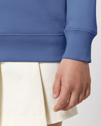 Mini Changer 2.0 - Das Iconic Kinder-Sweatshirt - Bright Blue - 5-6/110-116cm bedrucken, Art.-Nr. STSK181C05305
