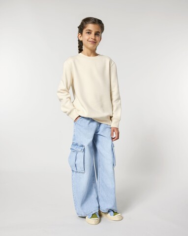 Mini Changer 2.0 - Das Iconic Kinder-Sweatshirt - Natural Raw - 12-13/152-158cm bedrucken, Art.-Nr. STSK181C05412