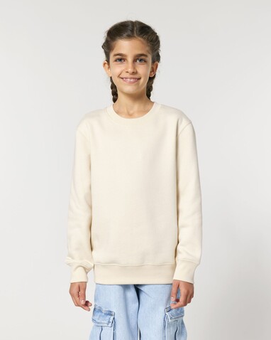 Mini Changer 2.0 - Das Iconic Kinder-Sweatshirt - Natural Raw - 5-6/110-116cm bedrucken, Art.-Nr. STSK181C05405