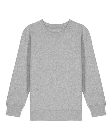 Mini Changer 2.0 - Das Iconic Kinder-Sweatshirt - Heather Grey - 9-11/134-146cm bedrucken, Art.-Nr. STSK181C25009