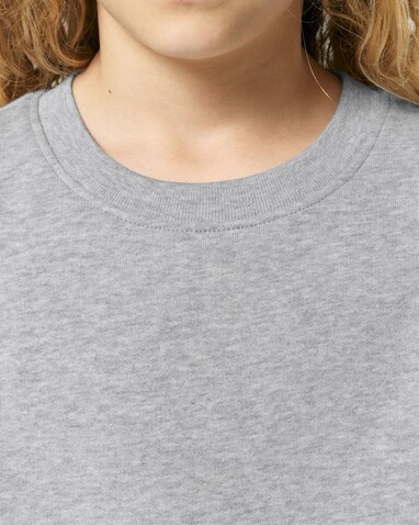 Mini Changer 2.0 - Das Iconic Kinder-Sweatshirt - Heather Grey - 9-11/134-146cm bedrucken, Art.-Nr. STSK181C25009