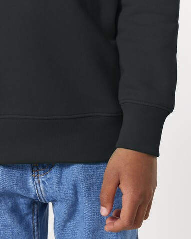 Mini Changer 2.0 - Das Iconic Kinder-Sweatshirt - Black - 9-11/134-146cm bedrucken, Art.-Nr. STSK181C00209