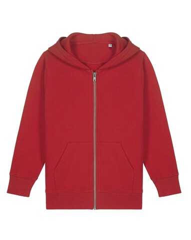Mini Cultivator 2.0 - Der Iconic Kinder-Zip-Hoodie - Red - 5-6/110-116cm bedrucken, Art.-Nr. STSK182C00405