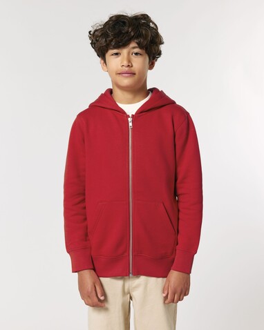 Mini Cultivator 2.0 - Der Iconic Kinder-Zip-Hoodie - Red - 3-4/98-104cm bedrucken, Art.-Nr. STSK182C00403