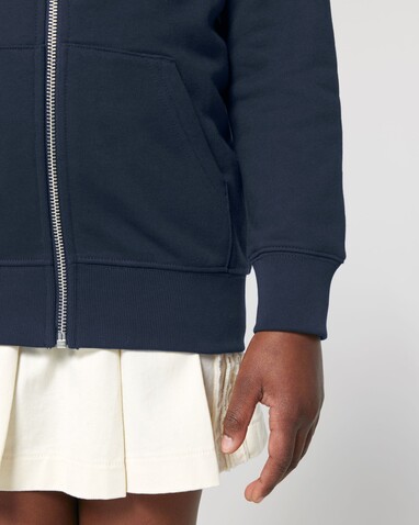 Mini Cultivator 2.0 - Der Iconic Kinder-Zip-Hoodie - French Navy - 5-6/110-116cm bedrucken, Art.-Nr. STSK182C72705