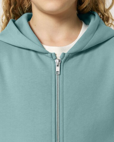 Mini Cultivator 2.0 - Der Iconic Kinder-Zip-Hoodie - Teal Monstera - 12-13/152-158cm bedrucken, Art.-Nr. STSK182C06012