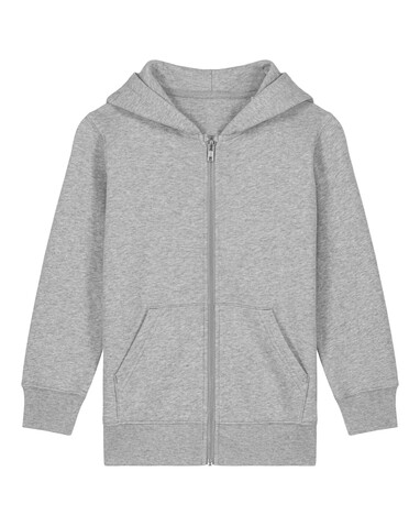 Mini Cultivator 2.0 - Der Iconic Kinder-Zip-Hoodie - Heather Grey - 7-8/122-128cm bedrucken, Art.-Nr. STSK182C25007