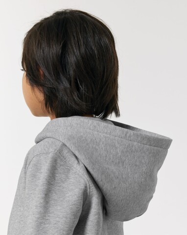 Mini Cultivator 2.0 - Der Iconic Kinder-Zip-Hoodie - Heather Grey - 5-6/110-116cm bedrucken, Art.-Nr. STSK182C25005