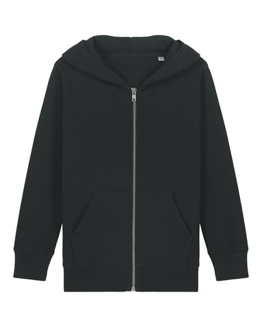 Mini Cultivator 2.0 - Der Iconic Kinder-Zip-Hoodie - Black - 9-11/134-146cm bedrucken, Art.-Nr. STSK182C00209