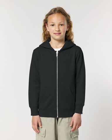 Mini Cultivator 2.0 - Der Iconic Kinder-Zip-Hoodie - Black - 7-8/122-128cm bedrucken, Art.-Nr. STSK182C00207