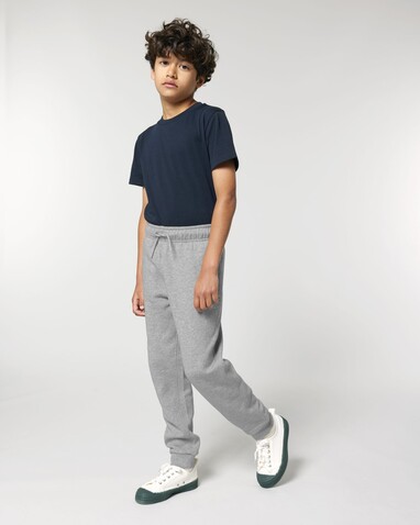 Mini Mover 2.0 - Die Iconic Kinder-Jogginghose - Heather Grey - 5-6/110-116cm bedrucken, Art.-Nr. STSK183C25005