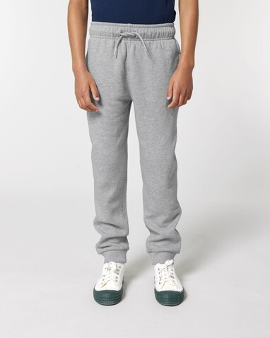 Mini Mover 2.0 - Die Iconic Kinder-Jogginghose - Heather Grey - 9-11/134-146cm bedrucken, Art.-Nr. STSK183C25009