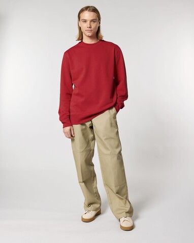 Changer 2.0 - Das Iconic Rundhals-Unisex-Sweatshirt - Red - S bedrucken, Art.-Nr. STSU178C0041S