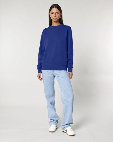 Changer 2.0 - Das Iconic Rundhals-Unisex-Sweatshirt - Worker Blue - L bedrucken, Art.-Nr. STSU178C0881L