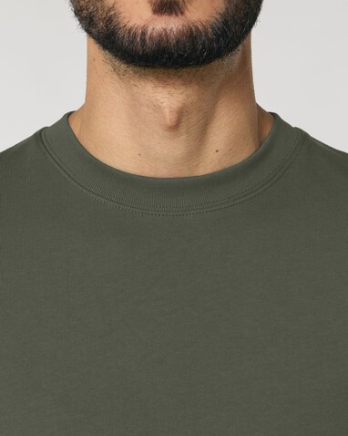 Changer 2.0 - Das Iconic Rundhals-Unisex-Sweatshirt - Khaki - XS bedrucken, Art.-Nr. STSU178C223XS
