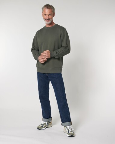 Changer 2.0 - Das Iconic Rundhals-Unisex-Sweatshirt - Khaki - 3XL bedrucken, Art.-Nr. STSU178C2233X