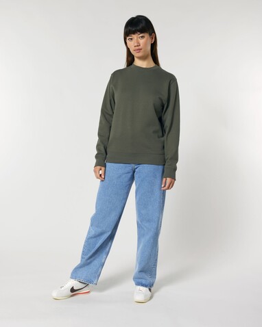 Changer 2.0 - Das Iconic Rundhals-Unisex-Sweatshirt - Khaki - XXS bedrucken, Art.-Nr. STSU178C2232S