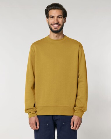 Changer 2.0 - Das Iconic Rundhals-Unisex-Sweatshirt - Ochre - S bedrucken, Art.-Nr. STSU178C0481S