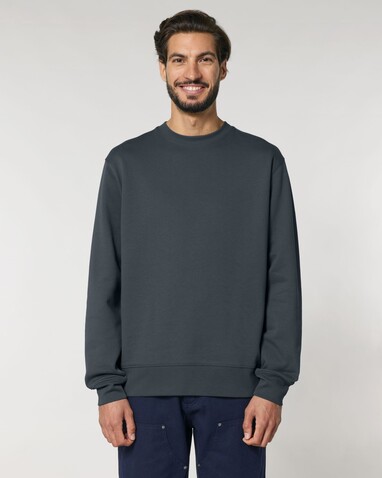 Changer 2.0 - Das Iconic Rundhals-Unisex-Sweatshirt - India Ink Grey - S bedrucken, Art.-Nr. STSU178C7151S