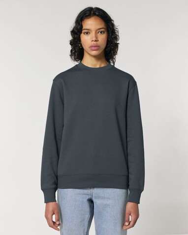 Changer 2.0 - Das Iconic Rundhals-Unisex-Sweatshirt - India Ink Grey - M bedrucken, Art.-Nr. STSU178C7151M