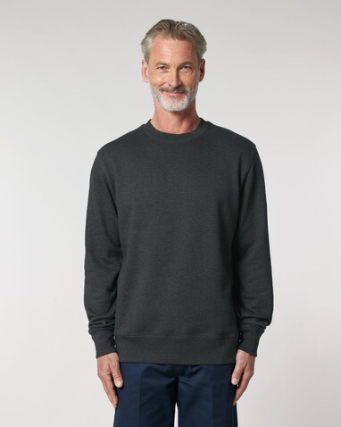 Changer 2.0 - Das Iconic Rundhals-Unisex-Sweatshirt - Dark Heather Grey - S bedrucken, Art.-Nr. STSU178C6511S