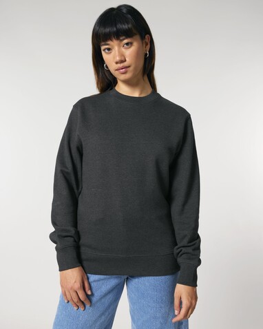 Changer 2.0 - Das Iconic Rundhals-Unisex-Sweatshirt - Dark Heather Grey - L bedrucken, Art.-Nr. STSU178C6511L