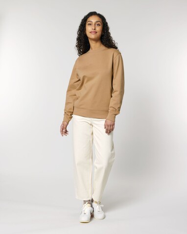 Changer 2.0 - Das Iconic Rundhals-Unisex-Sweatshirt - Latte - XL bedrucken, Art.-Nr. STSU178C1121X