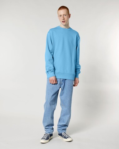 Changer 2.0 - Das Iconic Rundhals-Unisex-Sweatshirt - Aqua Blue - XXS bedrucken, Art.-Nr. STSU178C1452S