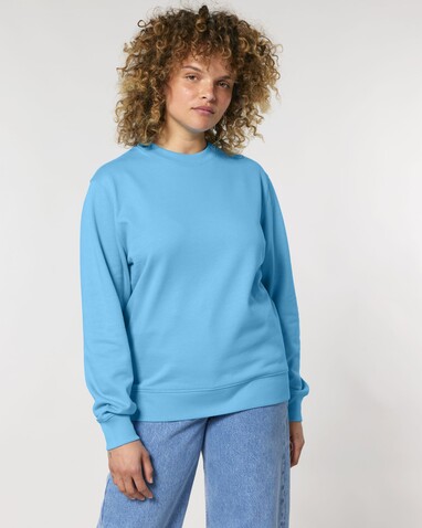 Changer 2.0 - Das Iconic Rundhals-Unisex-Sweatshirt - Aqua Blue - L bedrucken, Art.-Nr. STSU178C1451L