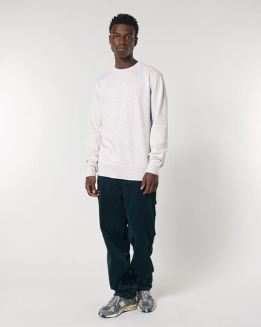 Changer 2.0 - Das Iconic Rundhals-Unisex-Sweatshirt - Cool Heather Grey - M bedrucken, Art.-Nr. STSU178C1461M
