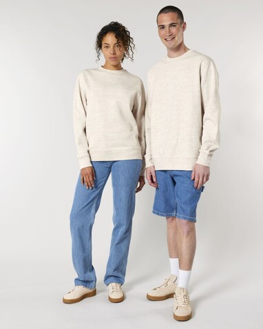 Changer 2.0 - Das Iconic Rundhals-Unisex-Sweatshirt - Eco Heather - XXS bedrucken, Art.-Nr. STSU178C1472S