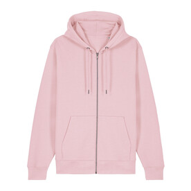 Cultivator 2.0 - Das Iconic Unisex-Zip-Thru-Hoodie-Sweatshirt - Cotton Pink - 3XL bedrucken, Art.-Nr. STSU179C0053X