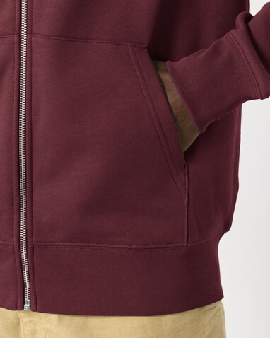 Cultivator 2.0 - Der Iconic Unisex-Zip-Hoodie - Burgundy - XXL bedrucken, Art.-Nr. STSU179C2442X