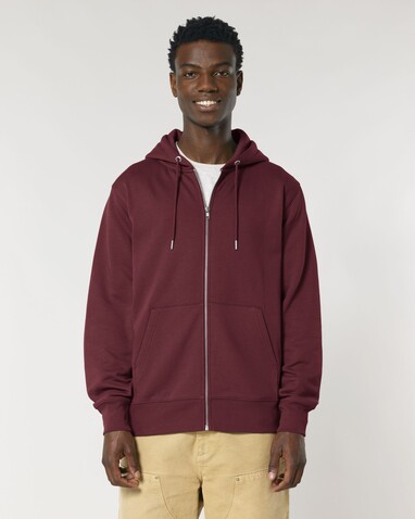 Cultivator 2.0 - Der Iconic Unisex-Zip-Hoodie - Burgundy - XXS bedrucken, Art.-Nr. STSU179C2442S