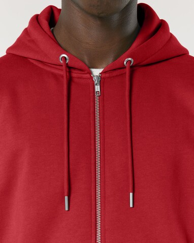 Cultivator 2.0 - Der Iconic Unisex-Zip-Hoodie - Red - XS bedrucken, Art.-Nr. STSU179C004XS