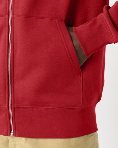 Cultivator 2.0 - Der Iconic Unisex-Zip-Hoodie - Red - L bedrucken, Art.-Nr. STSU179C0041L