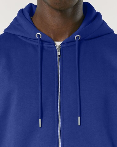 Cultivator 2.0 - Der Iconic Unisex-Zip-Hoodie - Worker Blue - L bedrucken, Art.-Nr. STSU179C0881L
