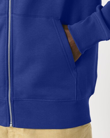 Cultivator 2.0 - Der Iconic Unisex-Zip-Hoodie - Worker Blue - XXL bedrucken, Art.-Nr. STSU179C0882X