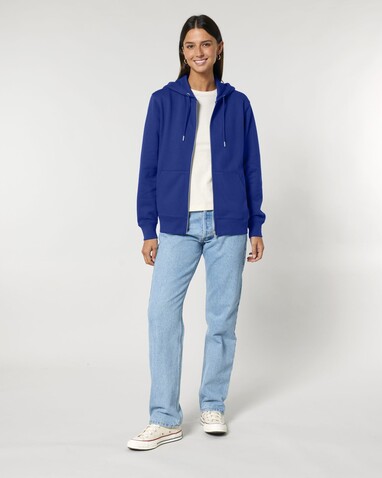 Cultivator 2.0 - Der Iconic Unisex-Zip-Hoodie - Worker Blue - XS bedrucken, Art.-Nr. STSU179C088XS