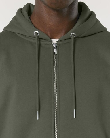 Cultivator 2.0 - Der Iconic Unisex-Zip-Hoodie - Khaki - XS bedrucken, Art.-Nr. STSU179C223XS