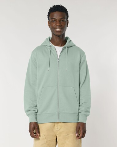 Cultivator 2.0 - Der Iconic Unisex-Zip-Hoodie - Aloe - L bedrucken, Art.-Nr. STSU179C0891L