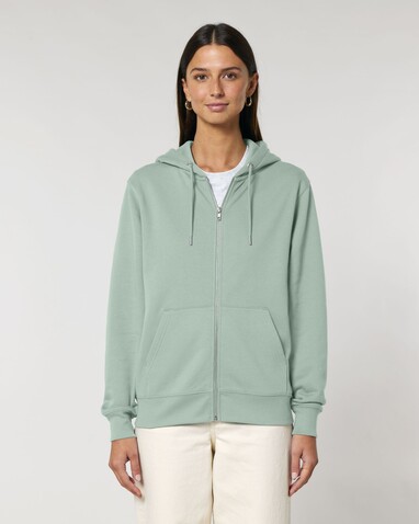 Cultivator 2.0 - Der Iconic Unisex-Zip-Hoodie - Aloe - L bedrucken, Art.-Nr. STSU179C0891L