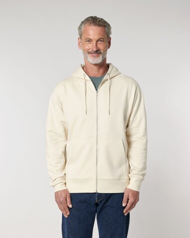Cultivator 2.0 - Der Iconic Unisex-Zip-Hoodie - Natural Raw - XXL bedrucken, Art.-Nr. STSU179C0542X