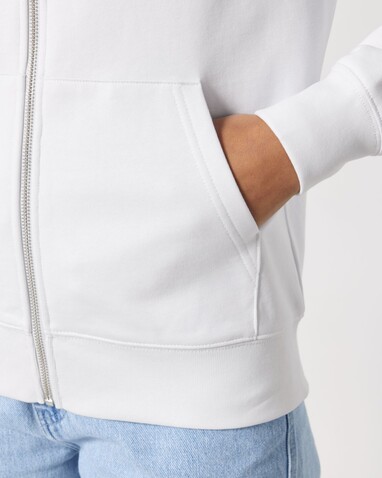 Cultivator 2.0 - Der Iconic Unisex-Zip-Hoodie - White - M bedrucken, Art.-Nr. STSU179C0011M