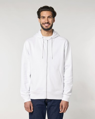 Cultivator 2.0 - Der Iconic Unisex-Zip-Hoodie - White - S bedrucken, Art.-Nr. STSU179C0011S